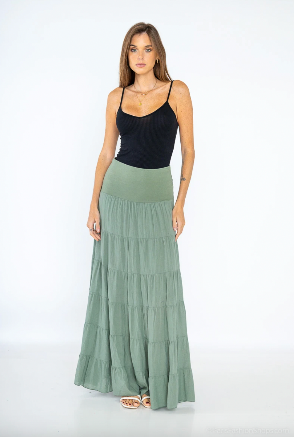Jupe Bohème cotton – S/M Green