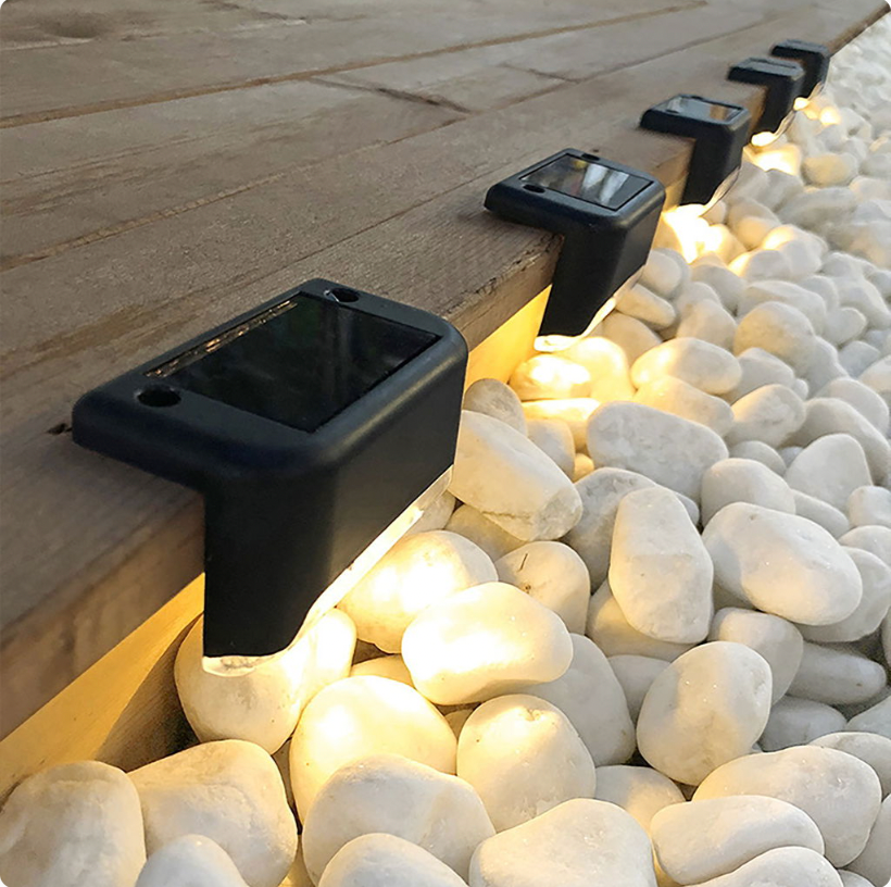 Lampes pour marche à énergie solaire - 4 pièces
