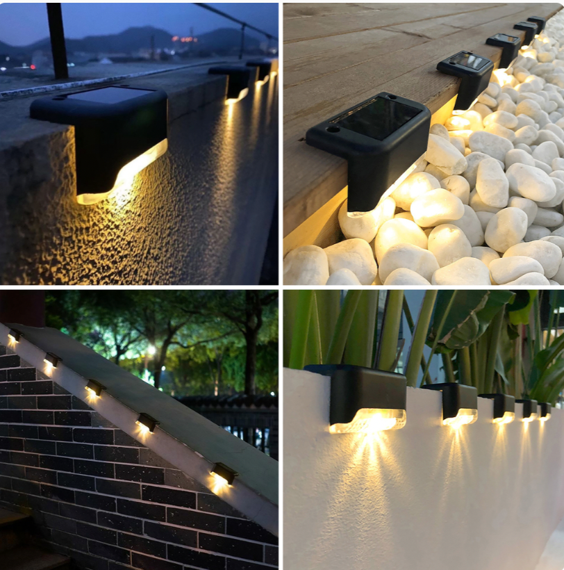 Lampes pour marche à énergie solaire - 4 pièces