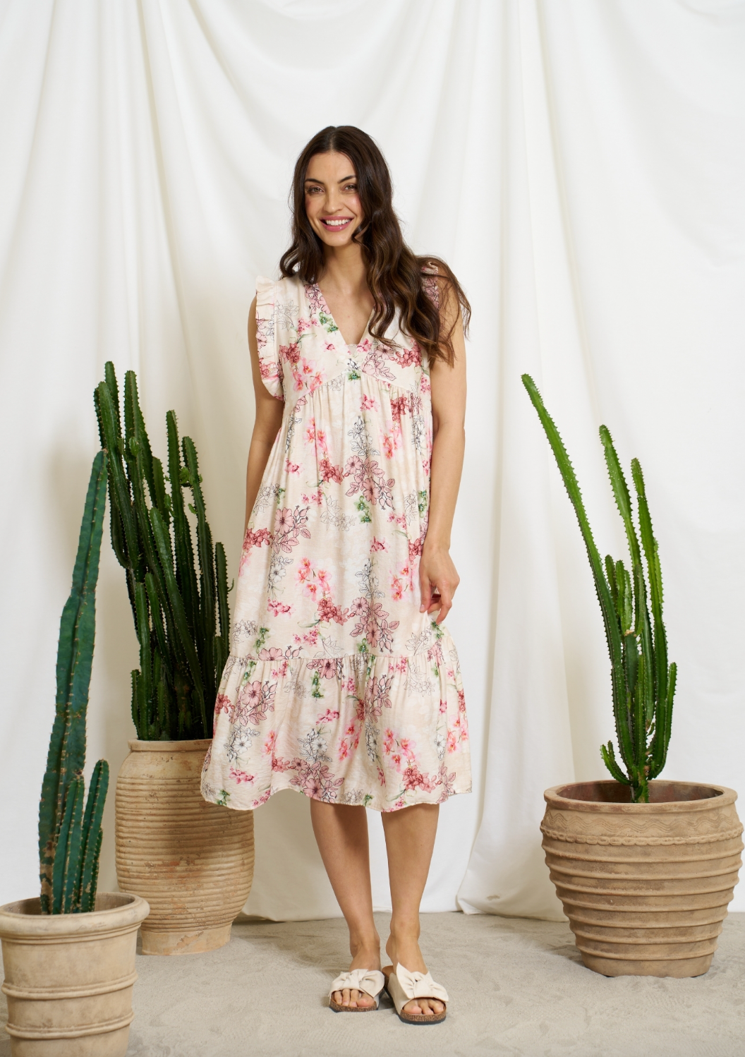 Robe Anika Rose flower
