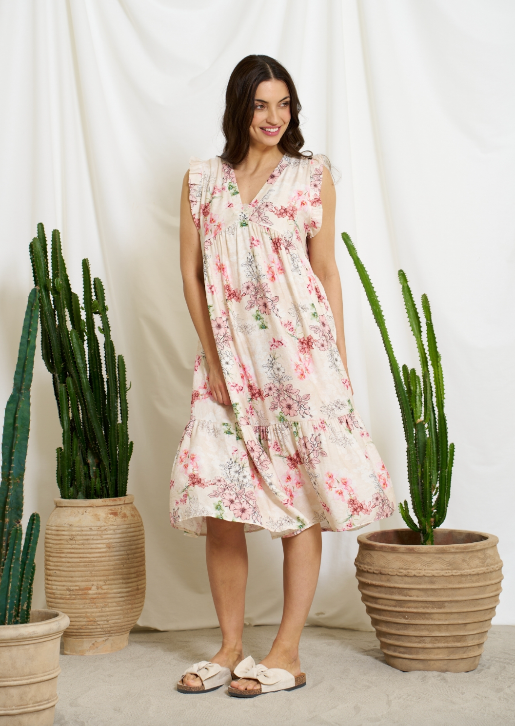 Robe Anika Rose flower