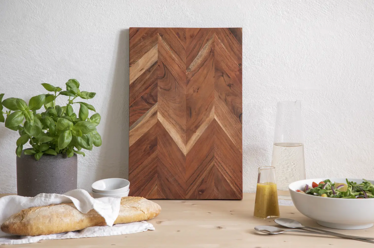 Planche à découper chevrons 60x40 - 2e choix