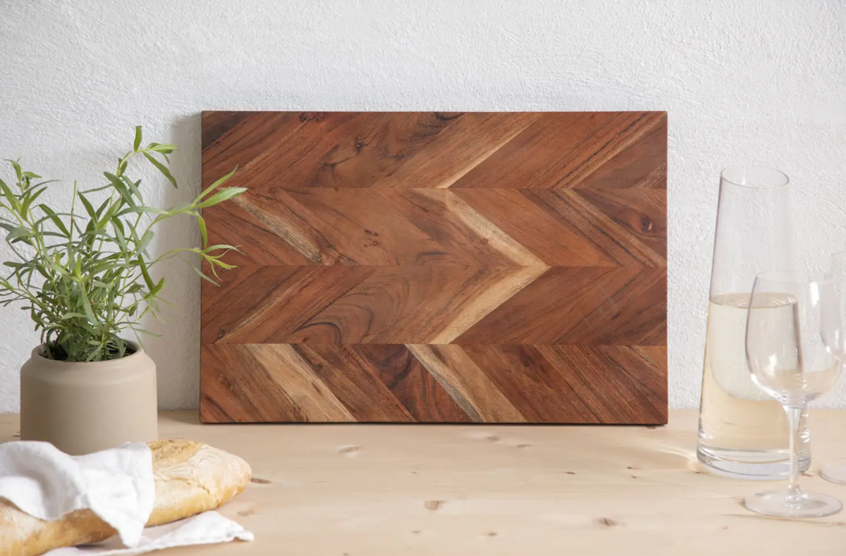Planche à découper chevrons 60x40 - 2e choix