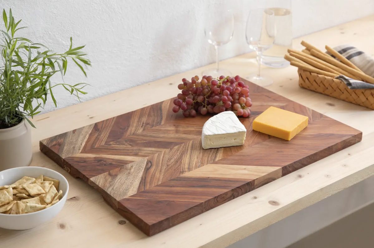 Planche à découper chevrons 60x40 - 2e choix