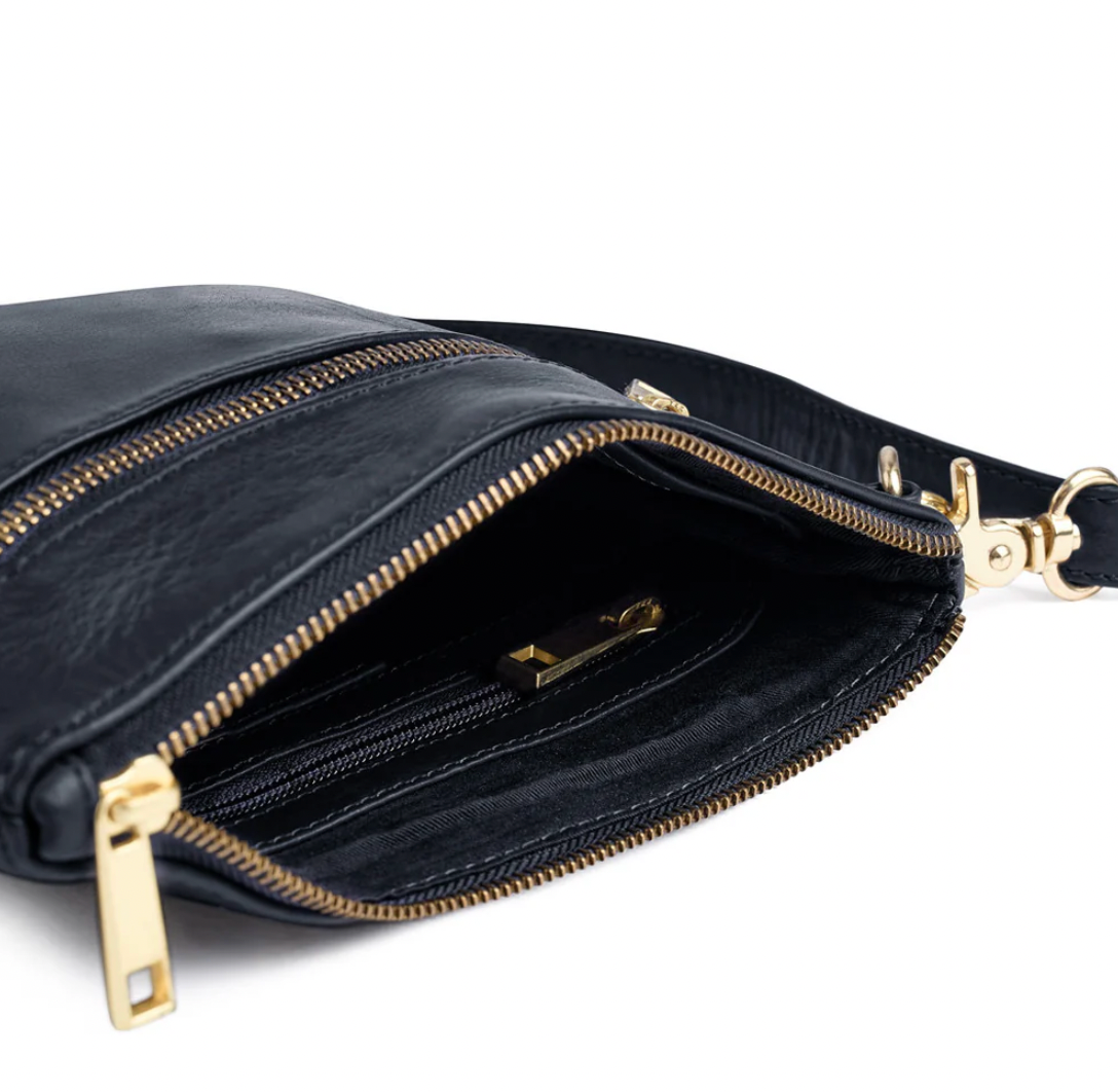 Magnifique clutch en cuir - LADY Midnight Blue