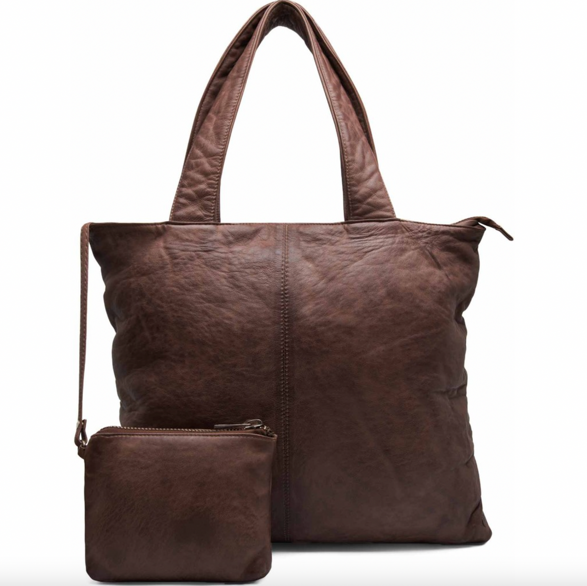 Shopper avec pochette MILLE - Winter brown