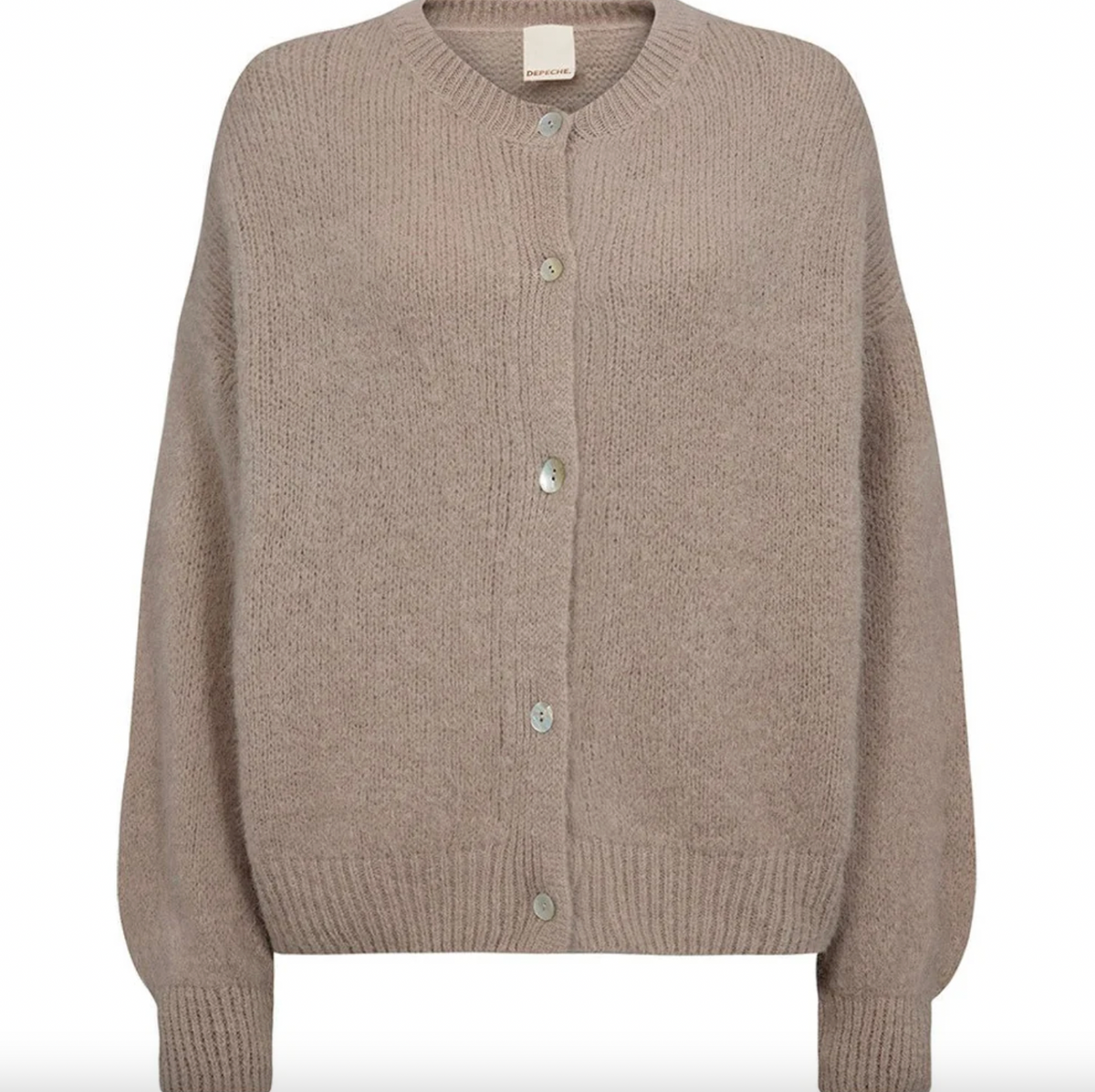 Cardigan en alpaga Depeche - Sable