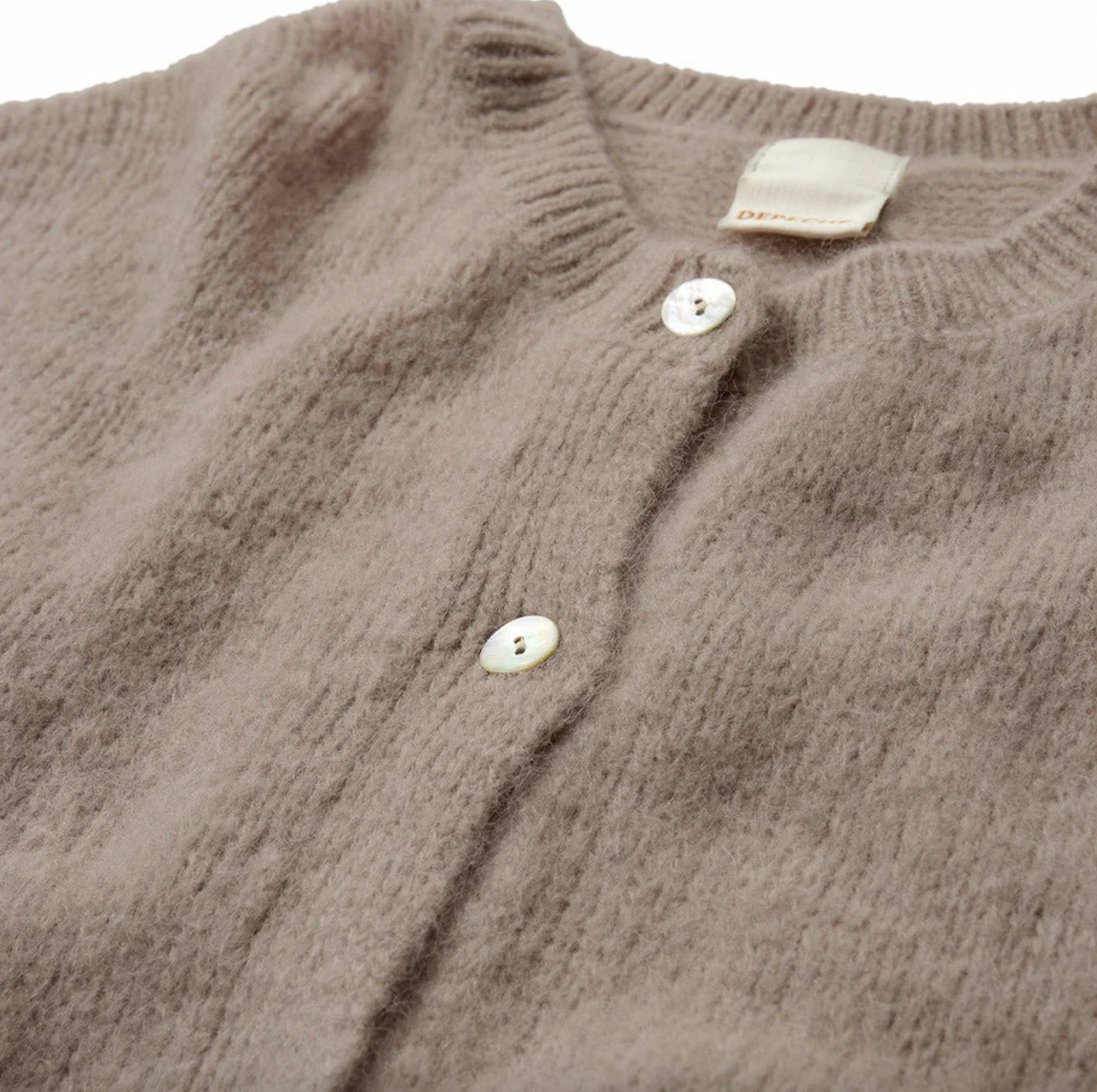 Cardigan en alpaga Depeche - Sable
