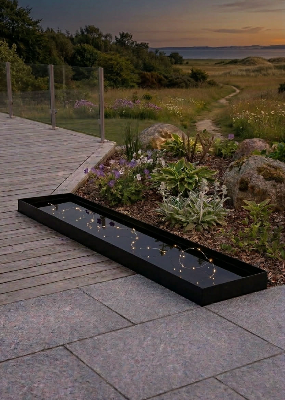 Bassin miroir Rectangle - Noir