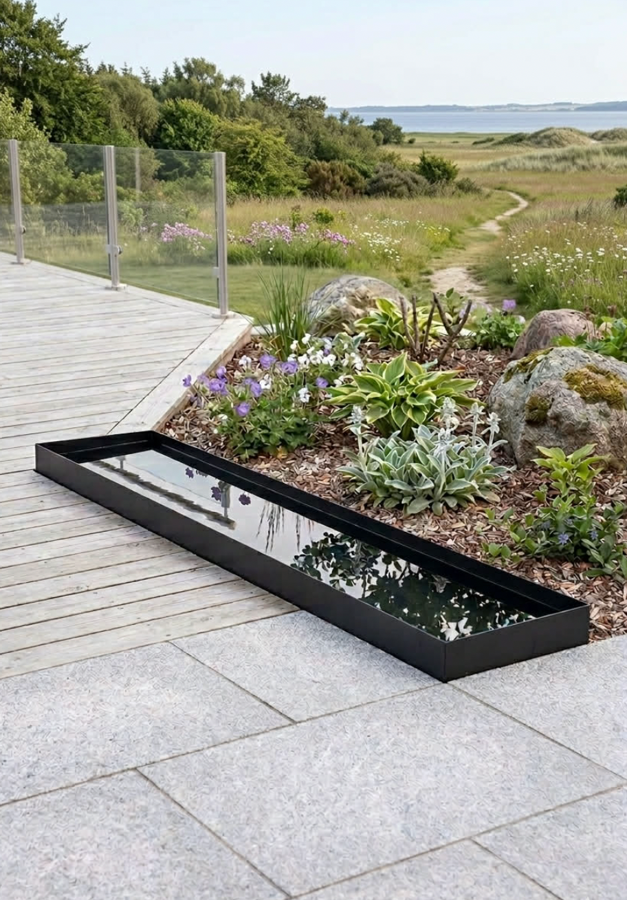 Bassin miroir Rectangle - Noir