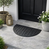 Tapis de porte - Demi-lune noire
