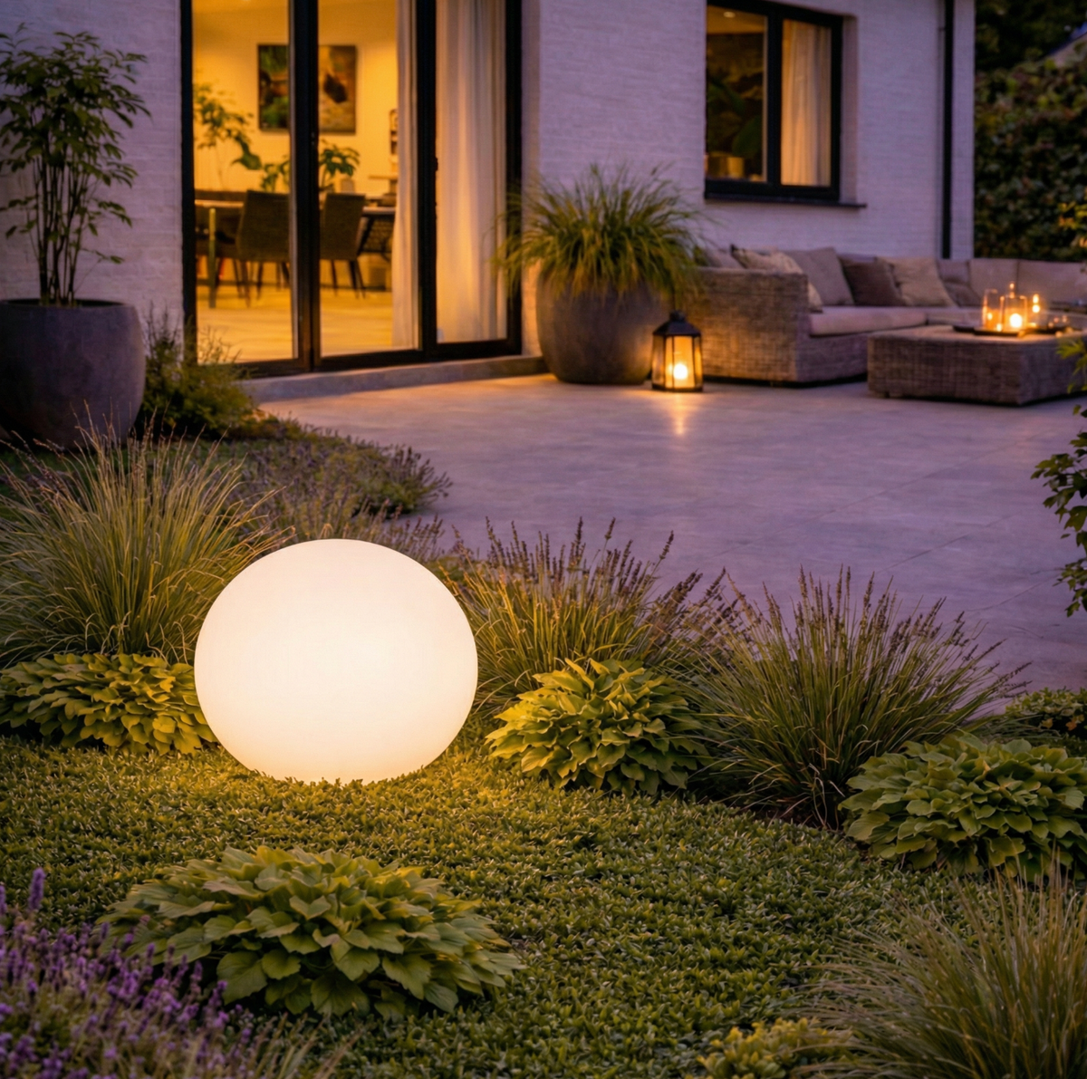 Boule lumineuse à énergie solaire XL