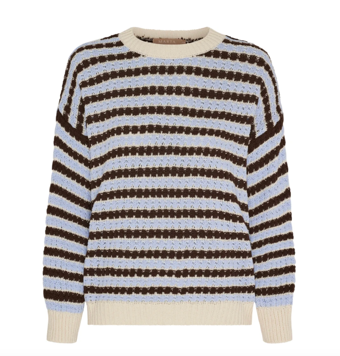 Pull en maille Nivelle blue
