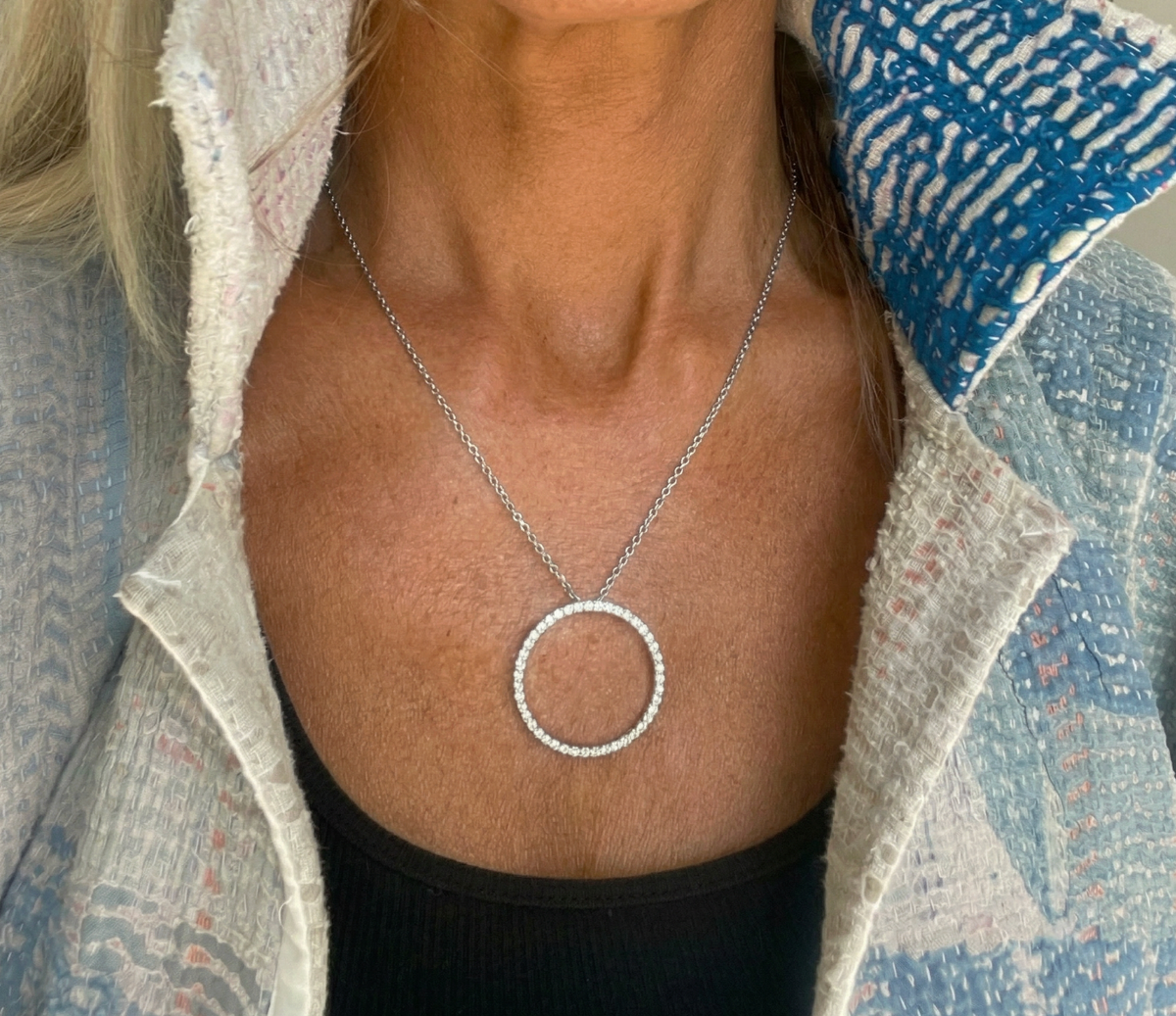 Collier Kendal - plaqué rhodium
