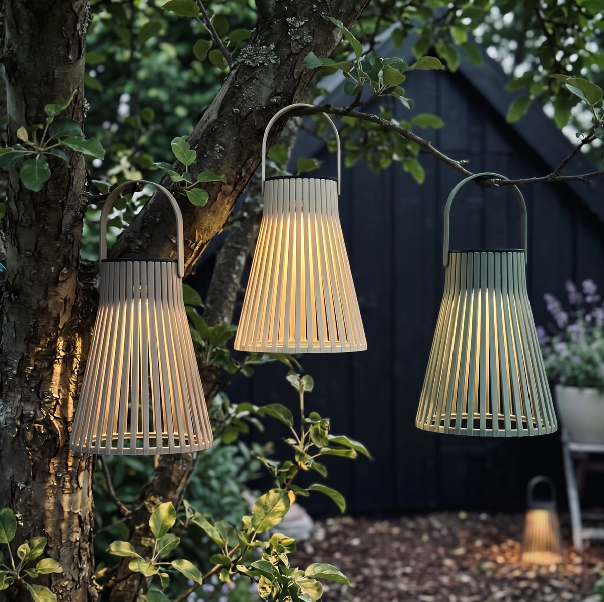 Lanterne solaire 14 cm - Plusieurs coloris