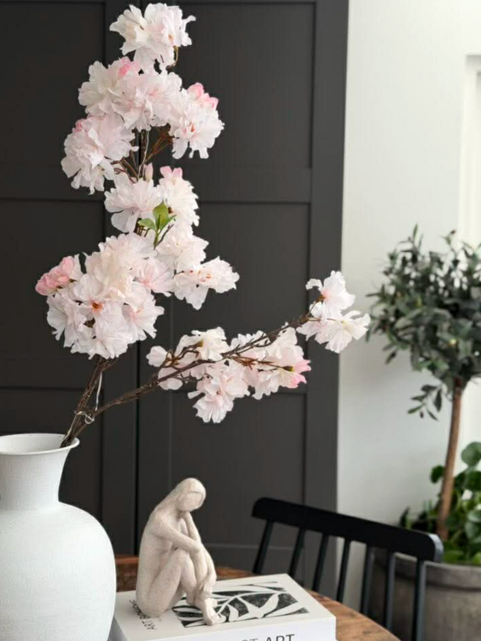 Branche de cerisier japonais lumineuse - Rose