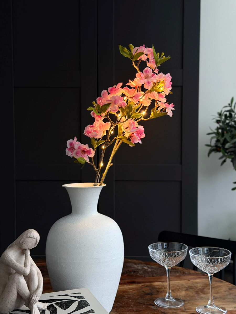 Branche de cerisier lumineuse - Rose
