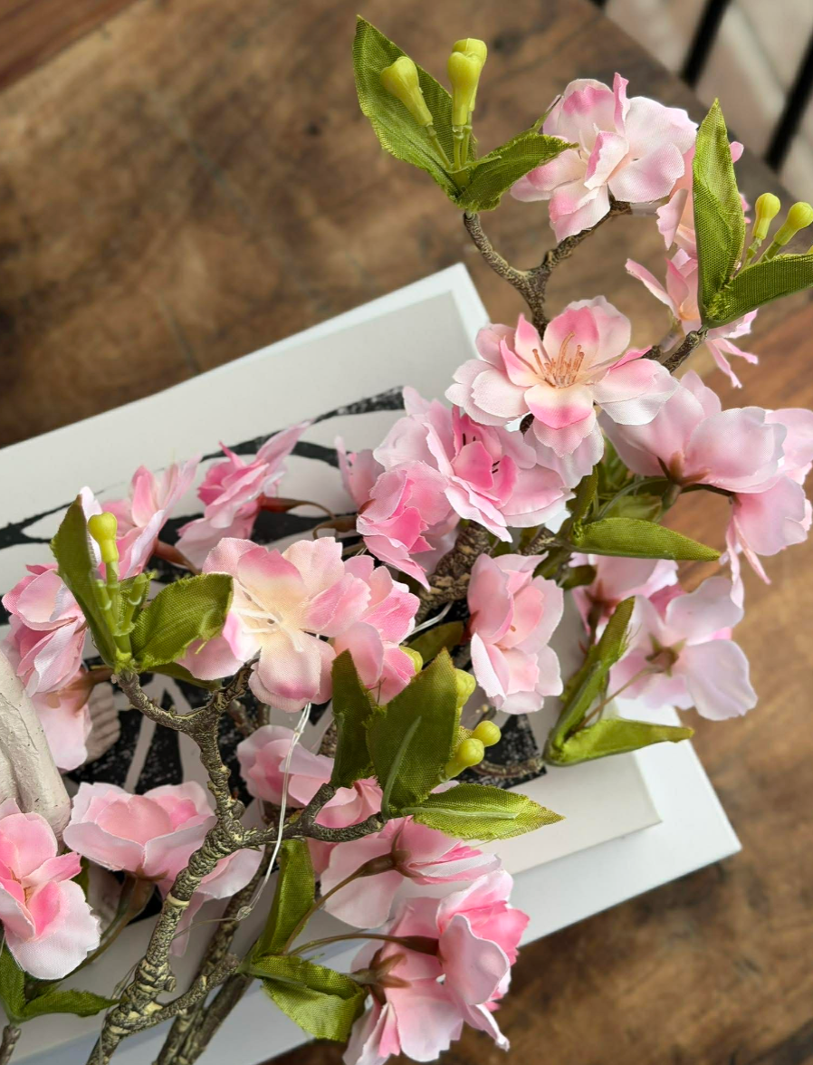 Branche de cerisier lumineuse - Rose