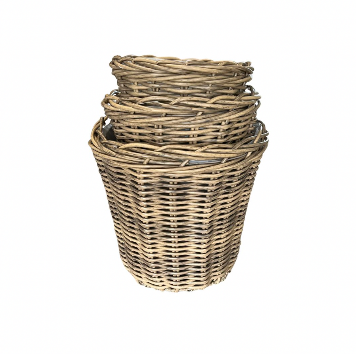 Corbeilles à plantes naturelles - 3 pcs