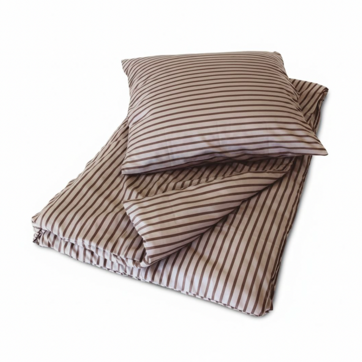 Linge de lit rayé beige rayures  140x200