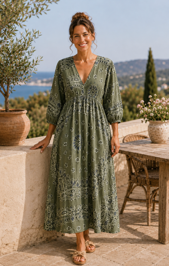 Robe Nelly - Kaki