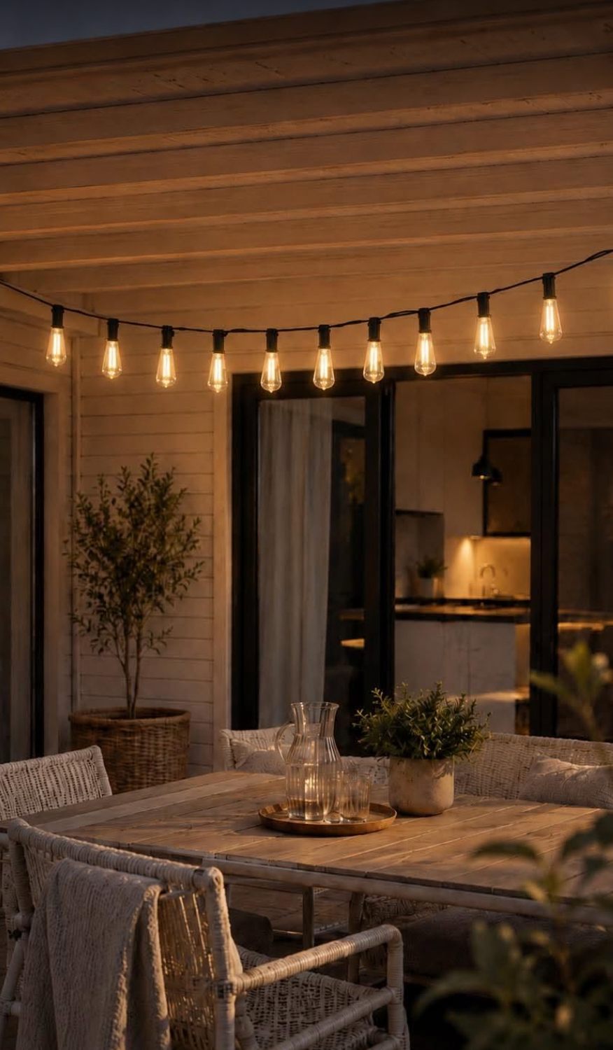 Guirlande lumineuse VAYA avec panneaux solaires