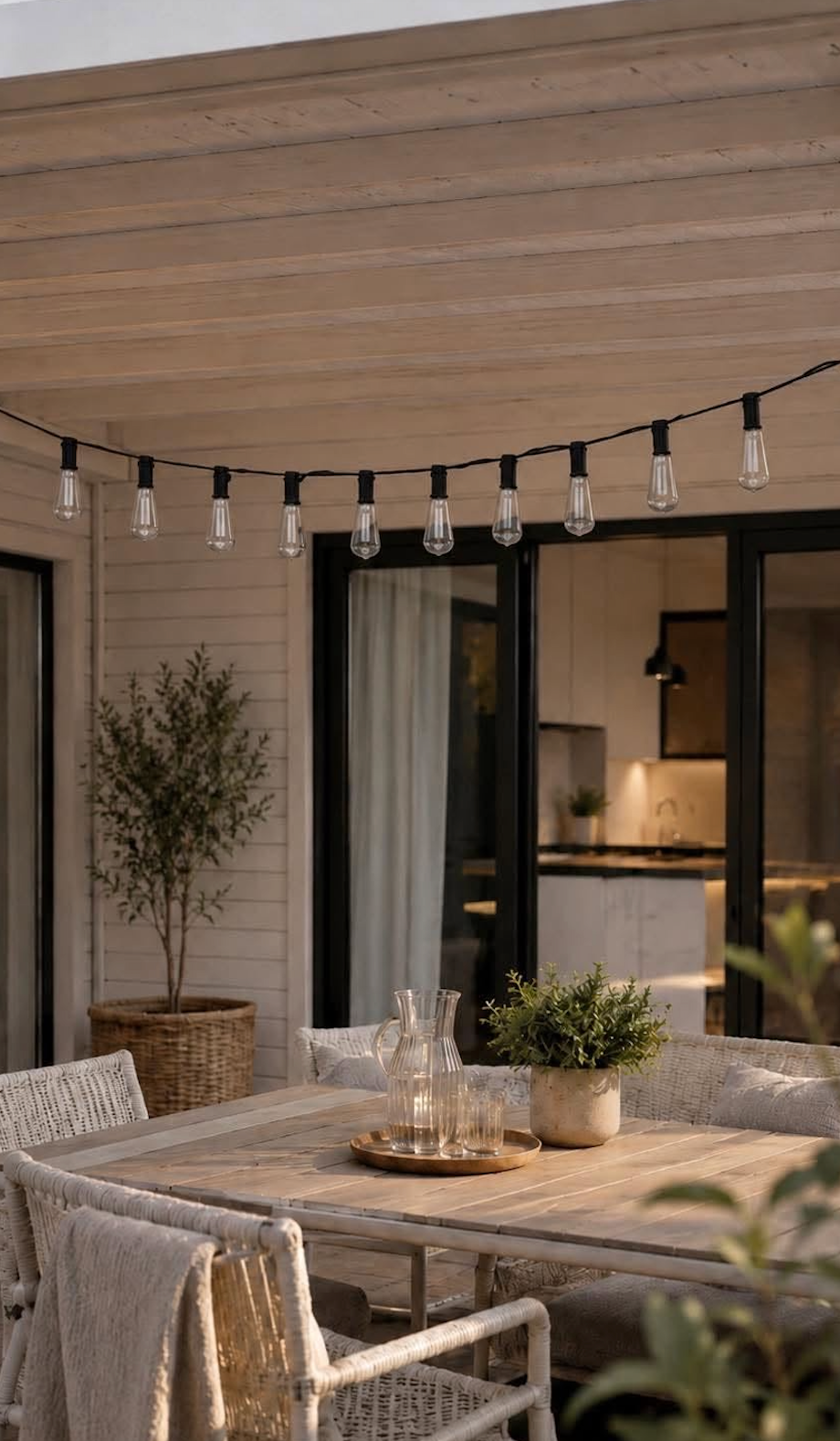 Guirlande lumineuse VAYA avec panneaux solaires