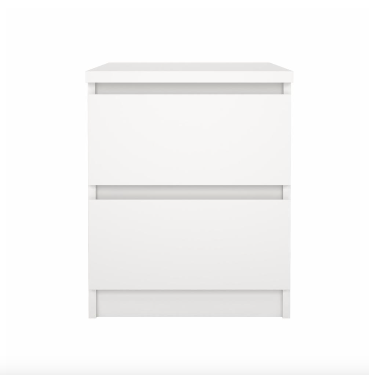 Table de chevet - White 2 tiroirs