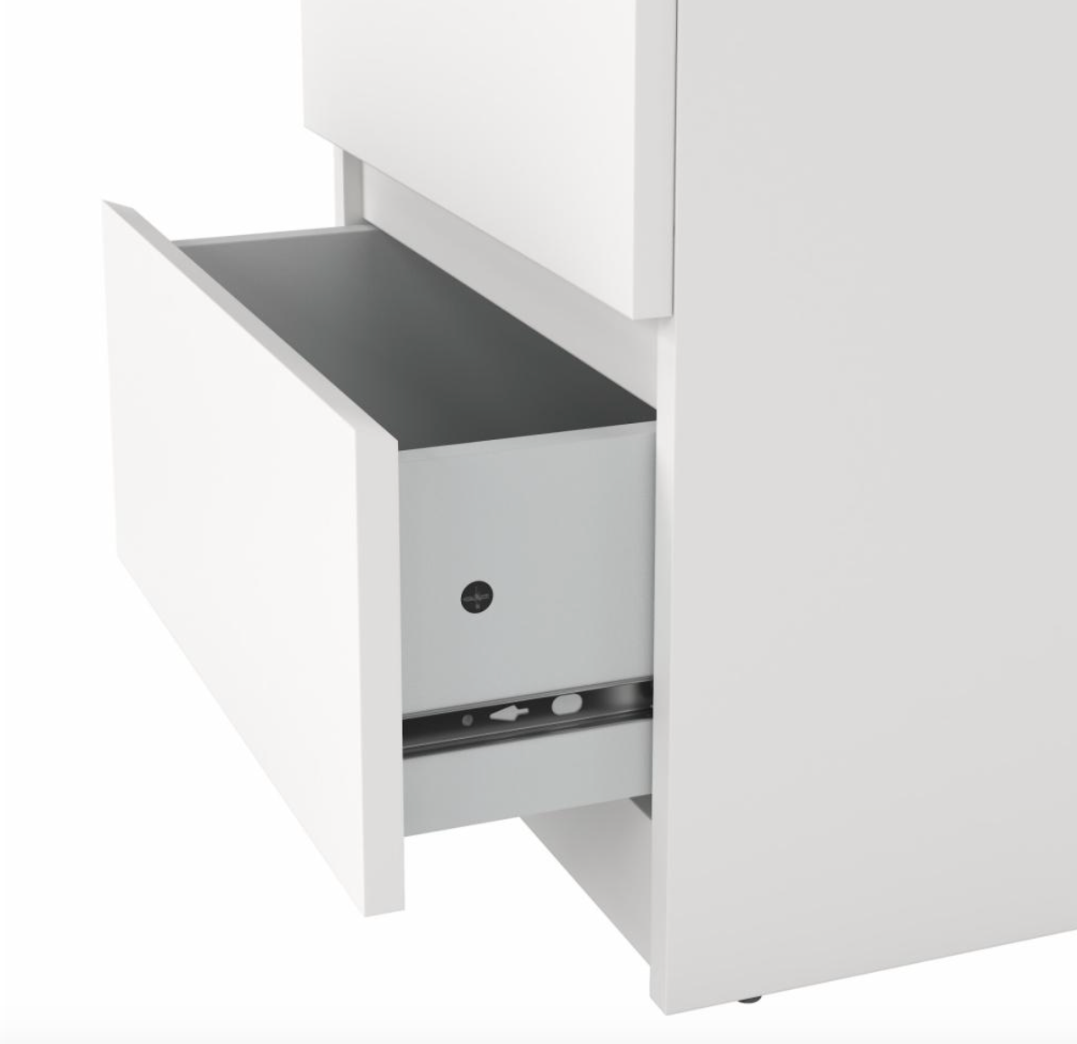 Table de chevet - White 2 tiroirs