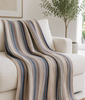 Plaid Multi rayé pastel