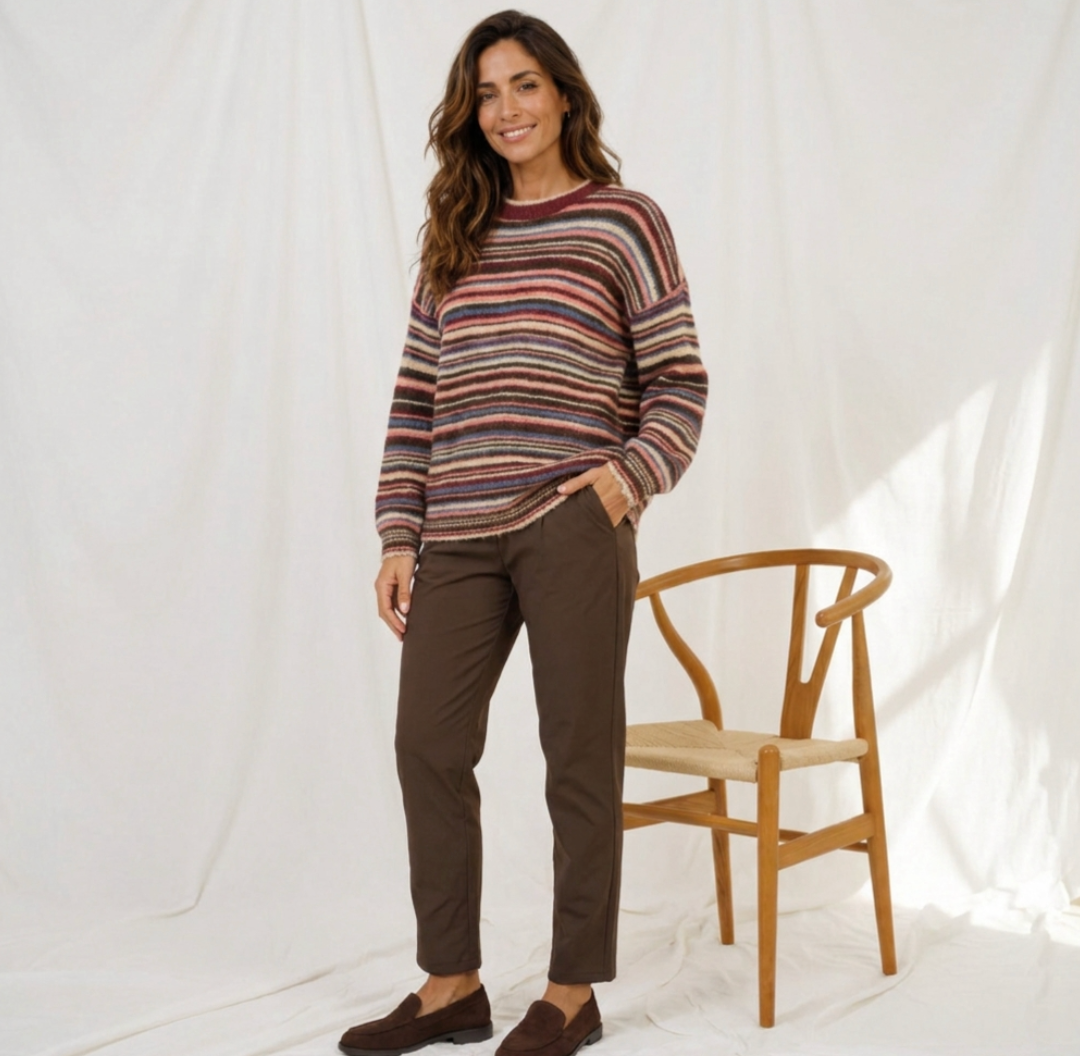 Pull Reverie - Multi Bordeaux