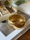 Bracelet jonc TIA - doré à l’or fin