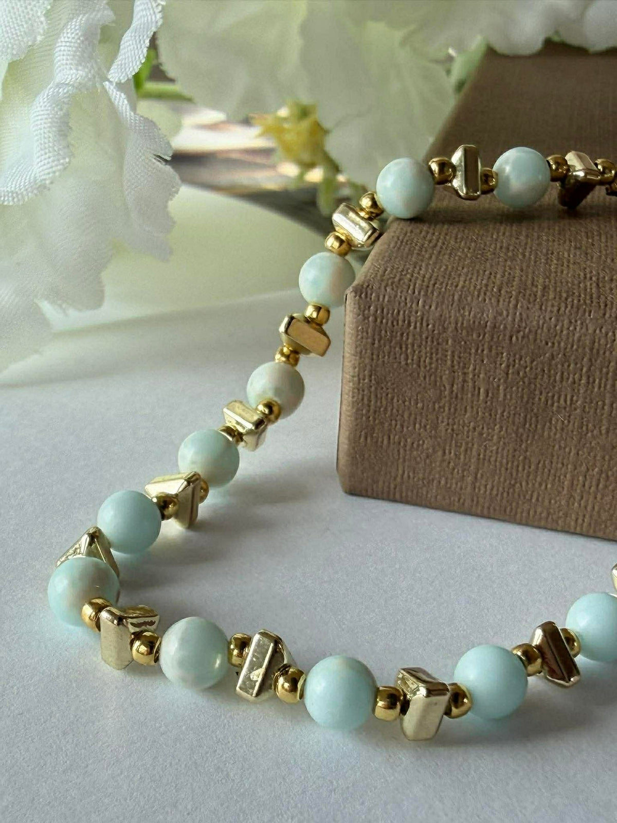 Bracelet TILDE - Pierre naturelle - Vert jade