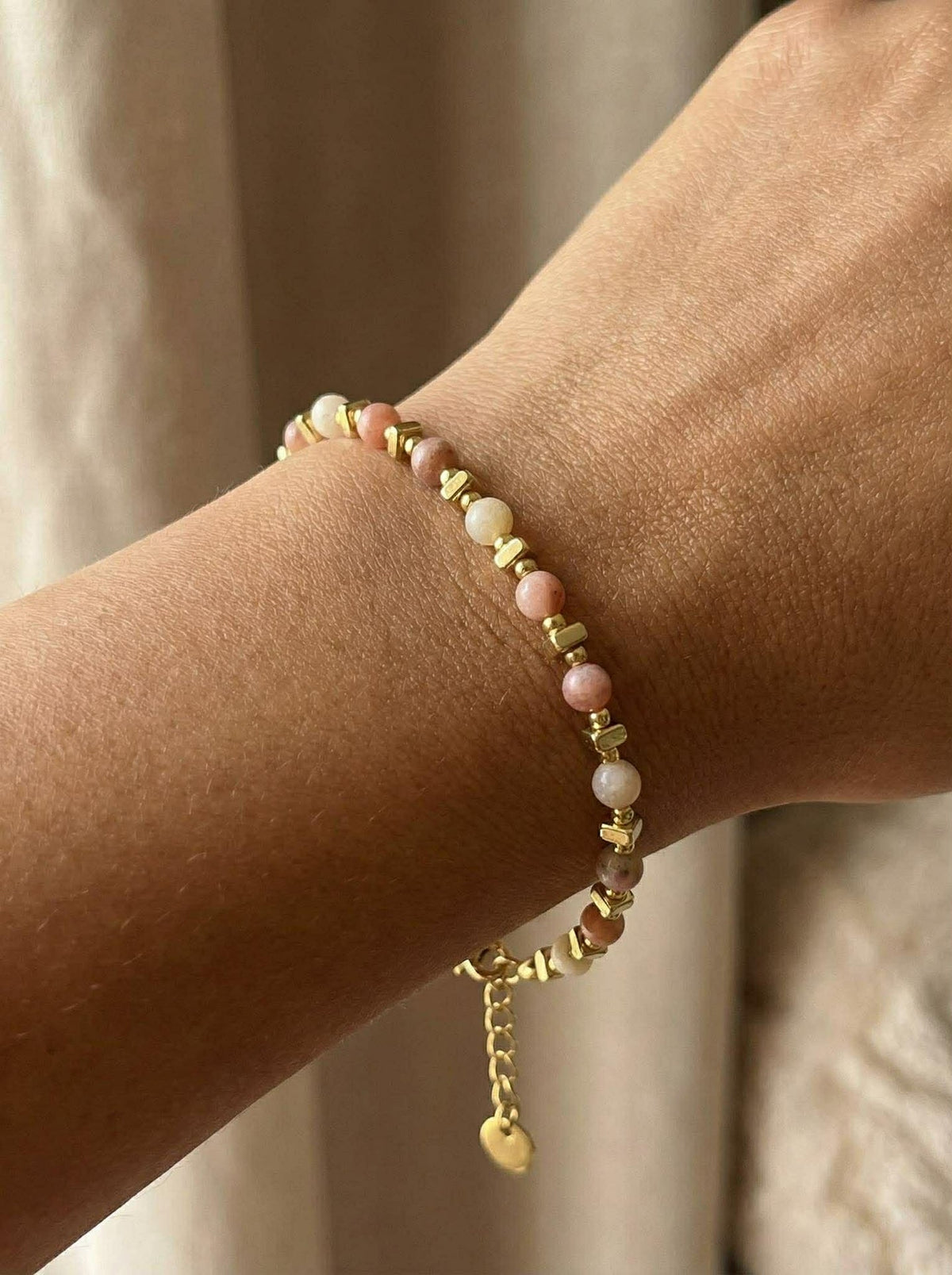 Bracelet TILDE - Pierre naturelle - Rose naturel