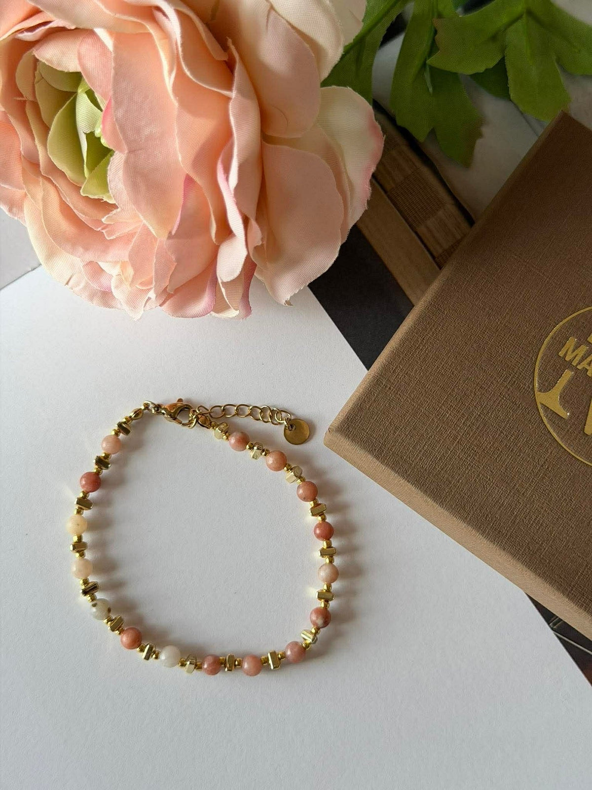 Bracelet TILDE - Pierre naturelle - Rose naturel