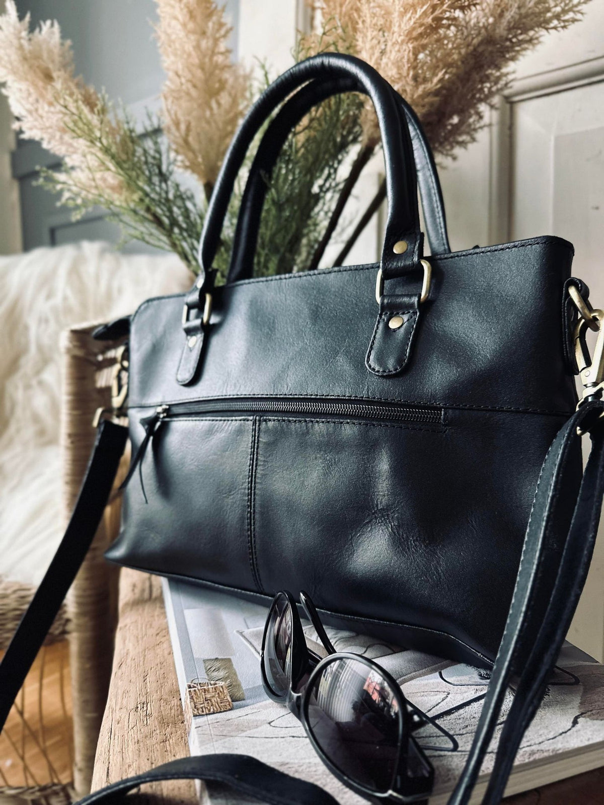 Shopper / sac de travail Tessa - Black