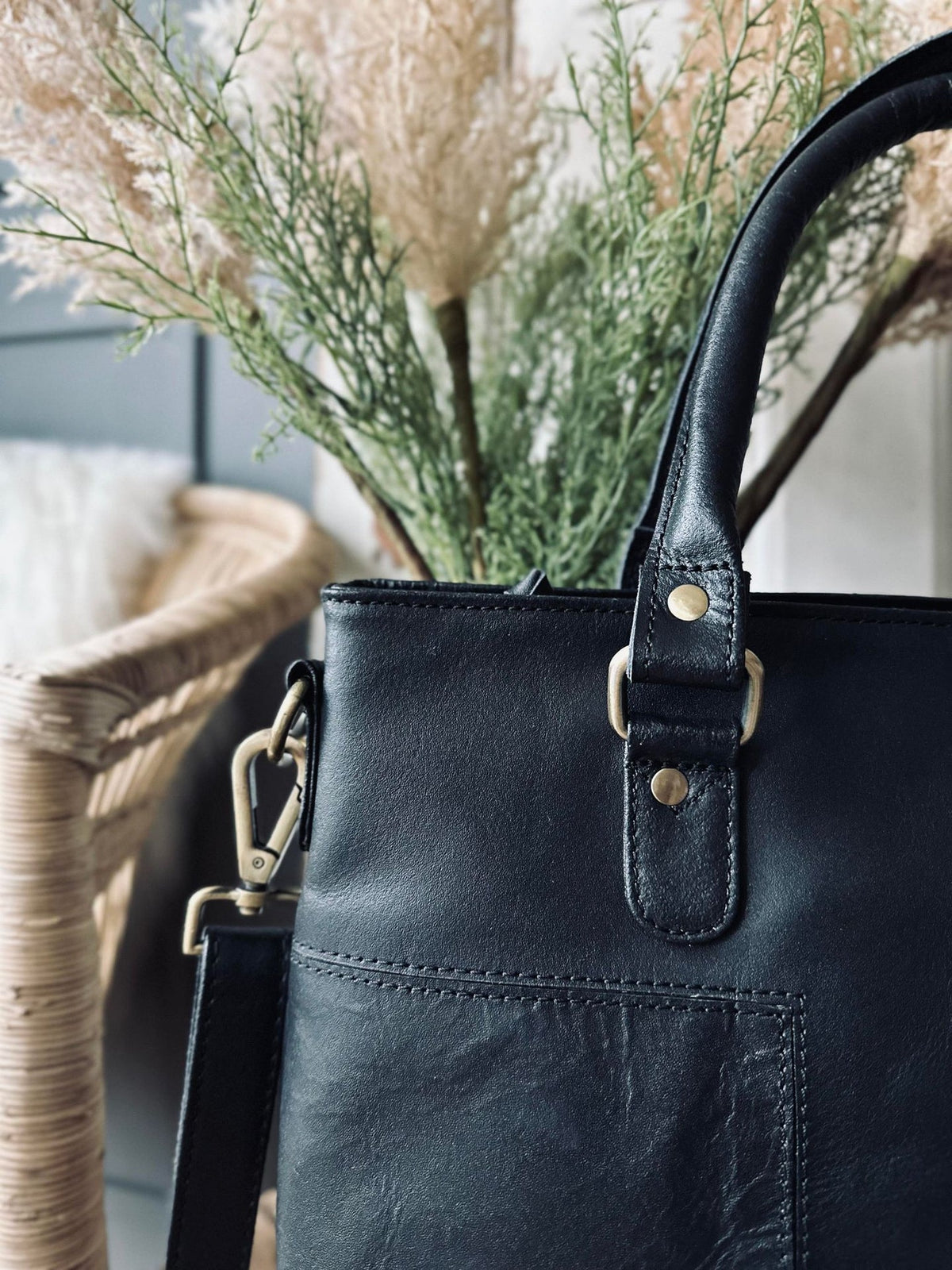 Shopper / sac de travail Tessa - Black