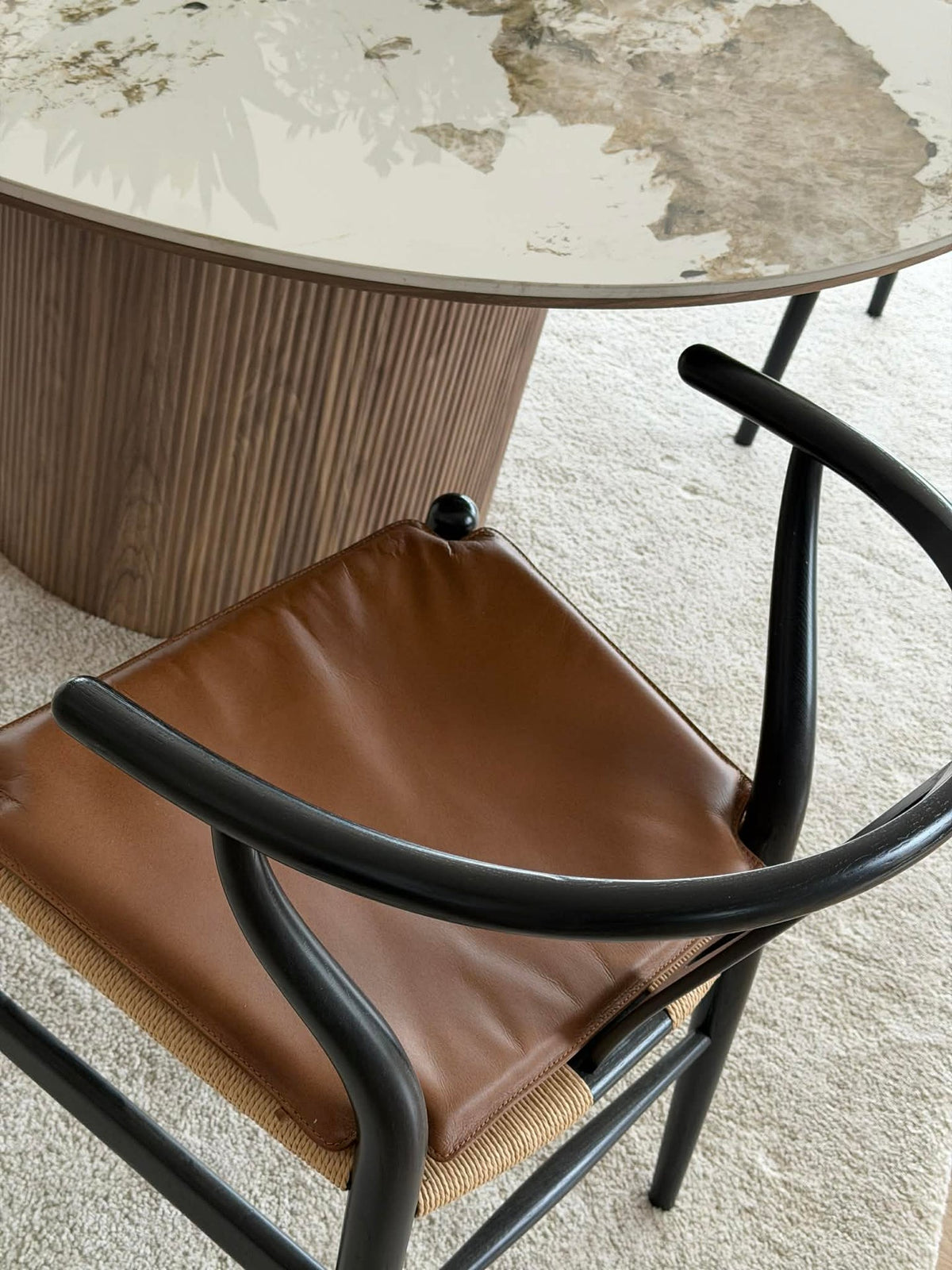Galette d’assise Cognac - Convient à la chaise Y