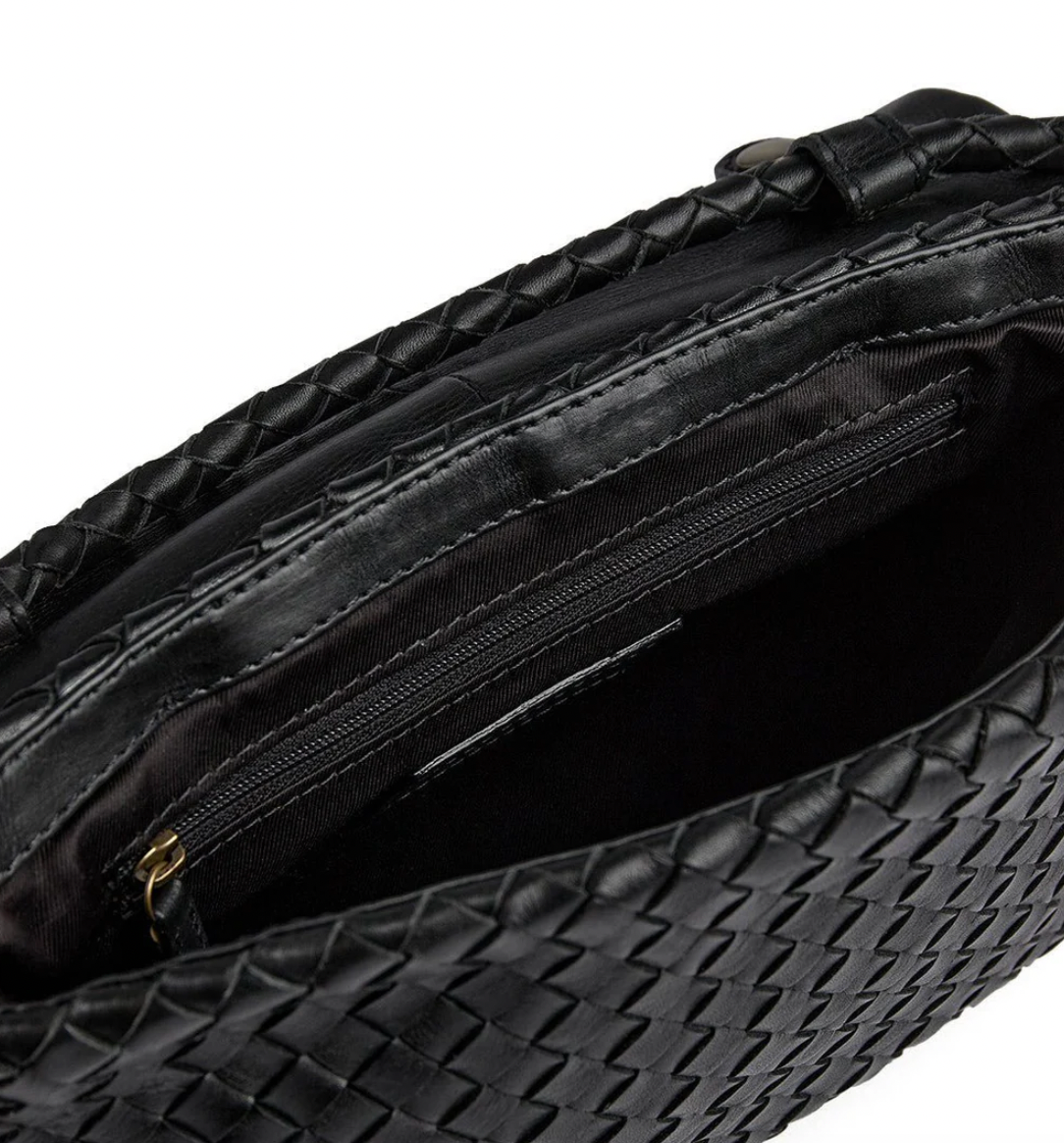 Élégant sac crossover -  Noir