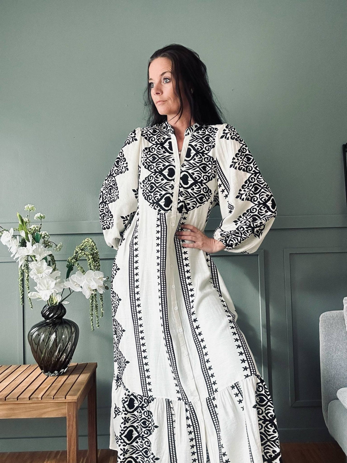 Robe Beige - Coton bohème