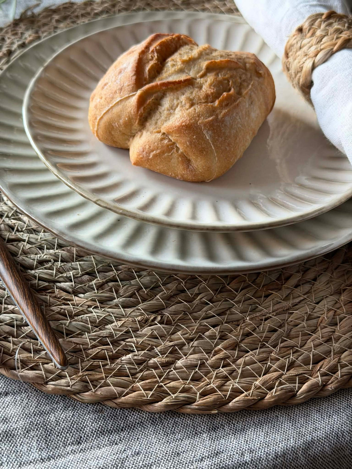Set de table en herbes marines - Naturel