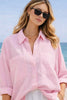 Chemise en baby velours - Rose