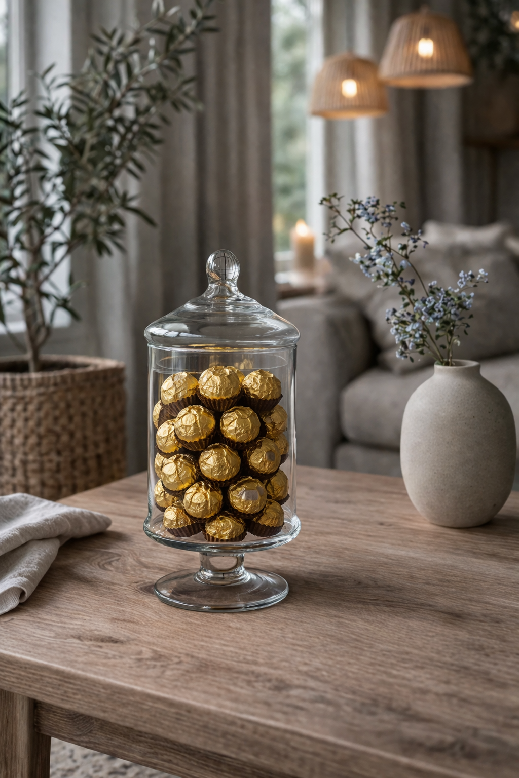 Rangement avec couvercle - Verre