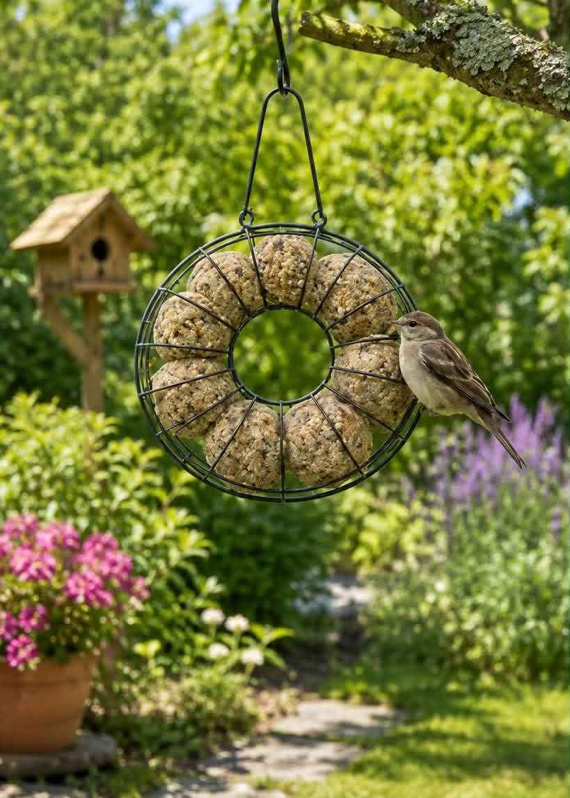 Mangeoire pour boules de graisse