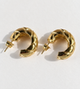 Boucles d’oreilles Florence dorées