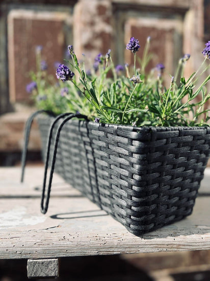 Altankasse i sort flet - 40 cm - VIAMAJA.DK