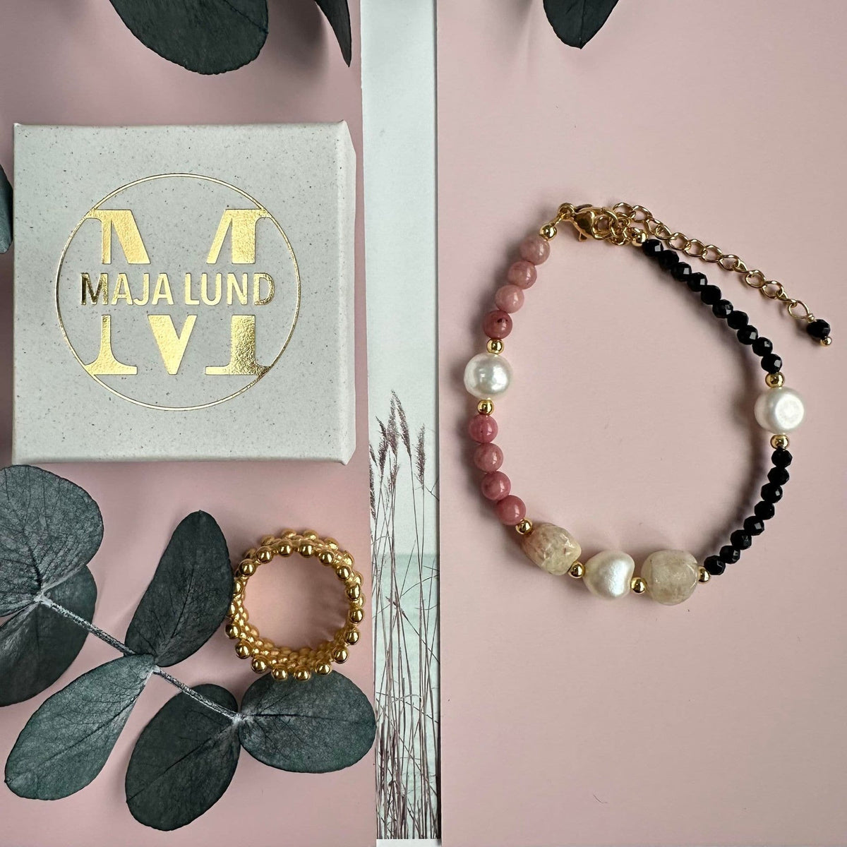 Armbånd Kimmie m. Ferskvandsperler - VIAMAJA.DK
