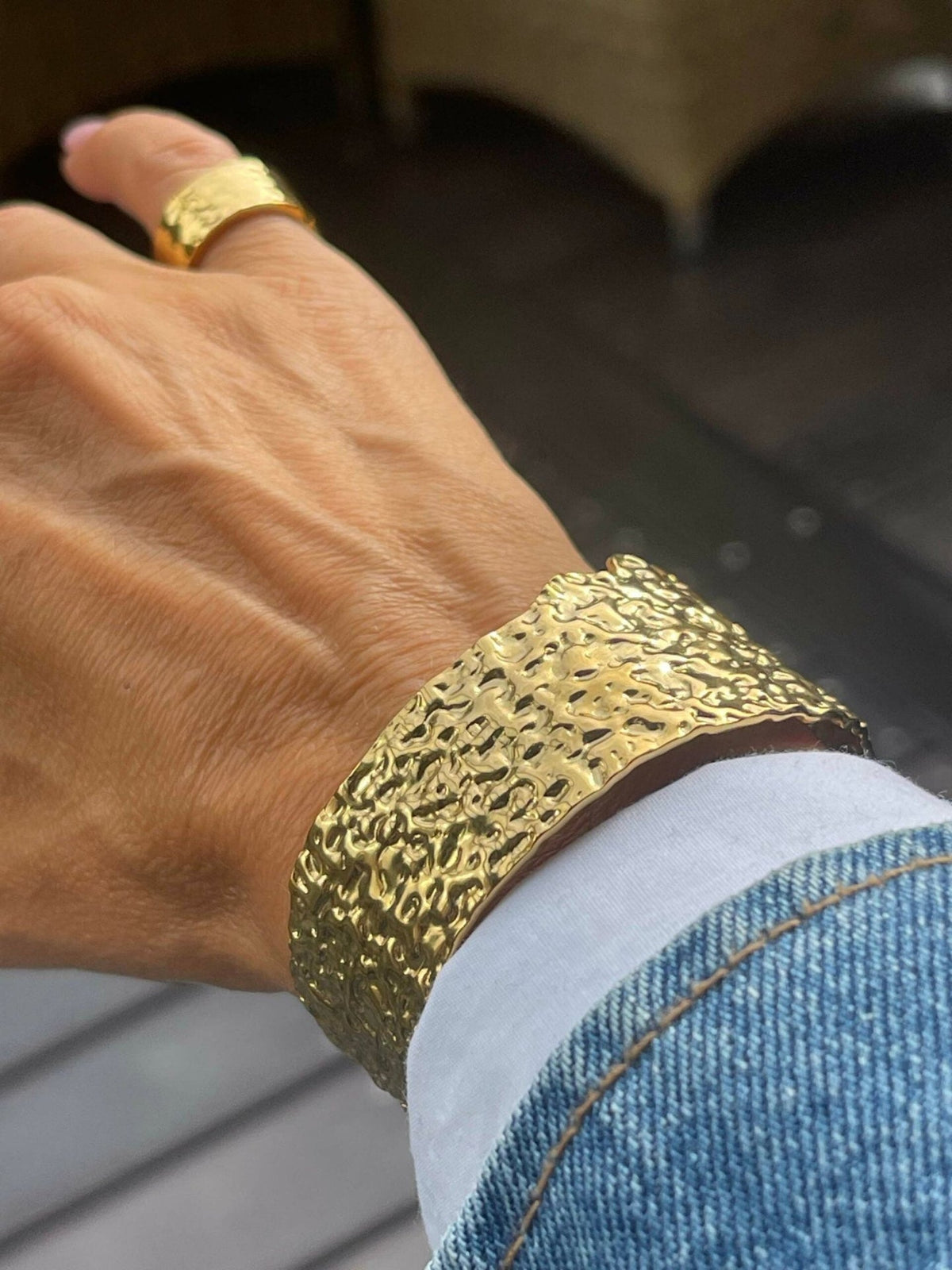Armbånd KLEOPATRA forgyldt - VIAMAJA.DK