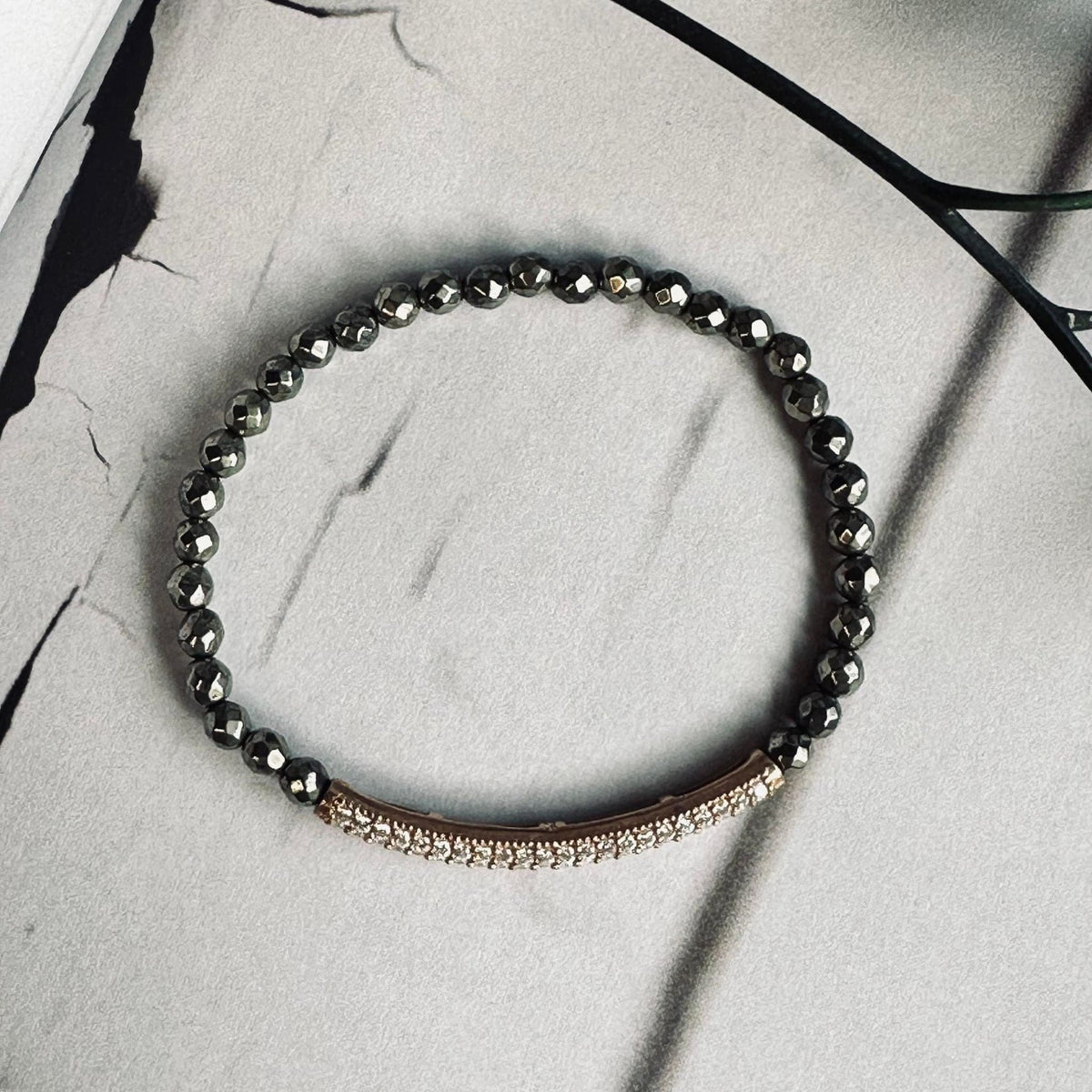 Armbånd Maja PYRIT m. forgyldt sterling silver - VIAMAJA.DK