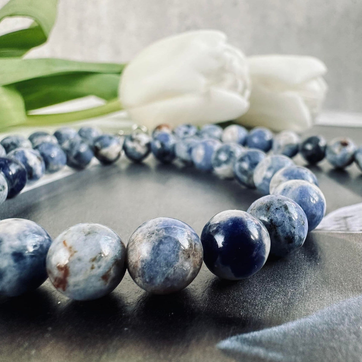 Armbånd Mary blue - VIAMAJA.DK